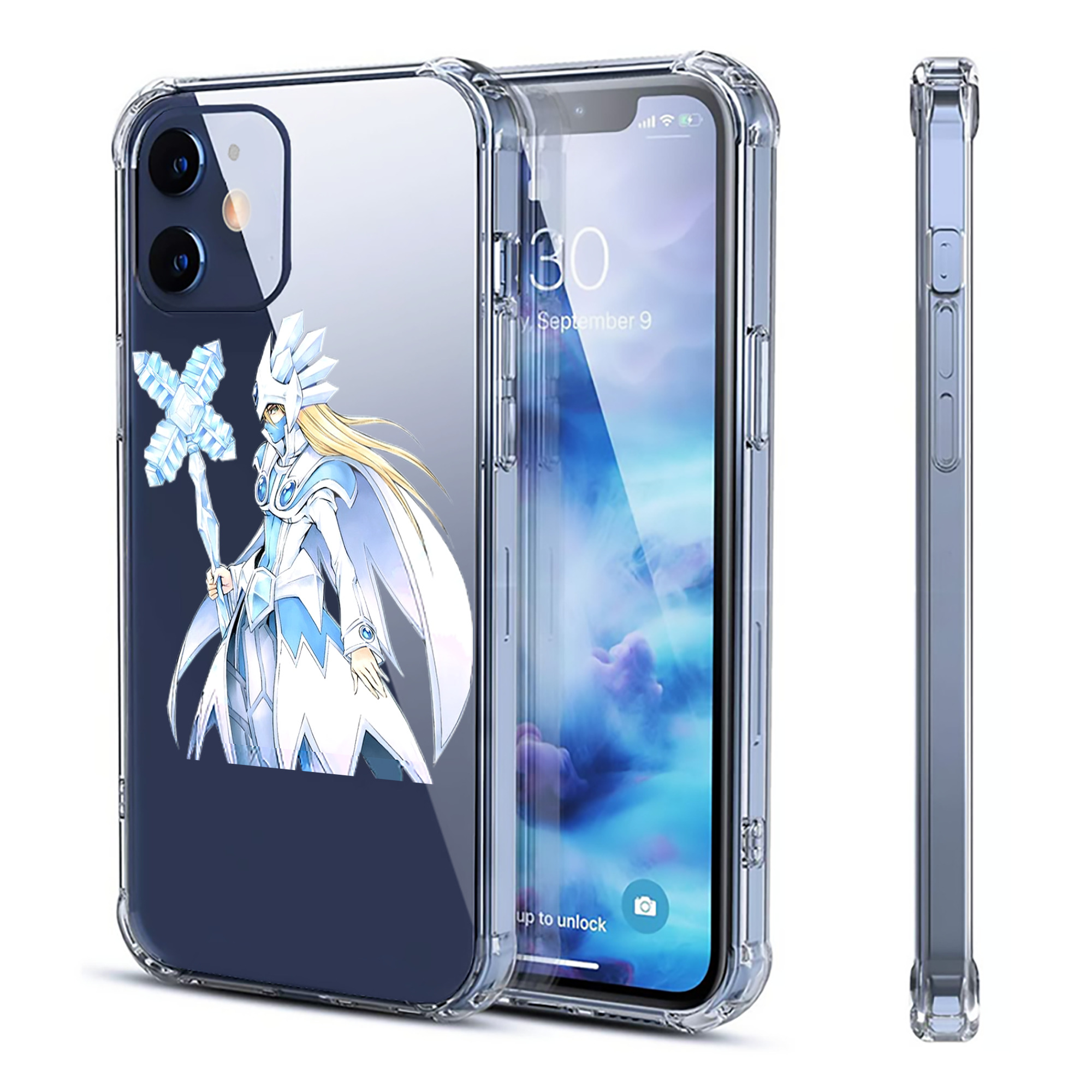 （画像用） 遊☆戯☆王 Yu-Gi-Oh! 【iPhone 12シリーズ対応】透明スマホケース（クリアソフトケース）